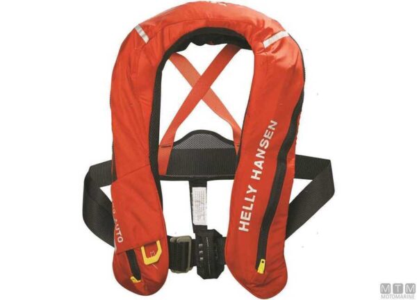 Opblaasbaar Redingsvest Helly Hansen Inshore 150N Blauw - Afbeelding 3