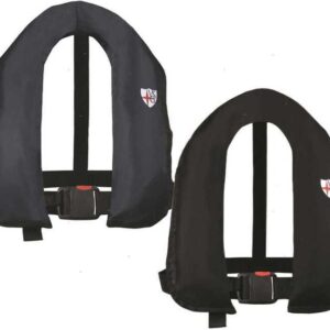 Vsg skipper 150 licht opblaasbaar reddingsvest kleur blauw marine