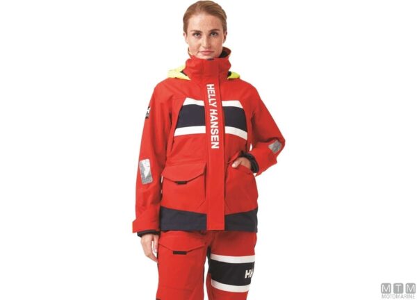 Zeiljack Helly Hansen Salt Coastal (Vrouw Maat: XS, Rood) - Afbeelding 4