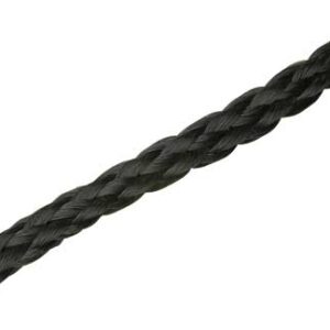 Drijvende Zwarte Vlecht 10mm x 200mt