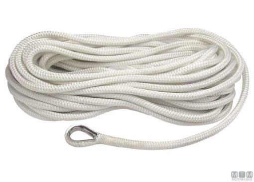 Mooring Lijn Wit 20mm X 15mt Vingerhoed