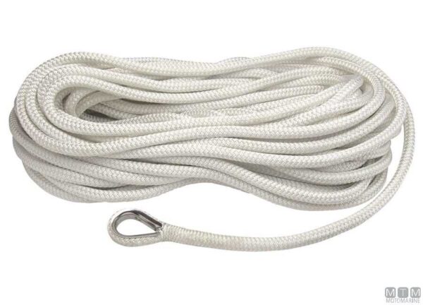 Mooring Lijn Wit 12mm X 30mt Vingerhoed