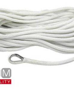 Mooring Lijn Wit 24mm X 15mt Oog