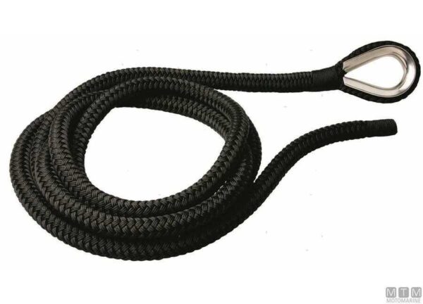 Pre-Spliced Lijn Zwart 24 mm x 20mt