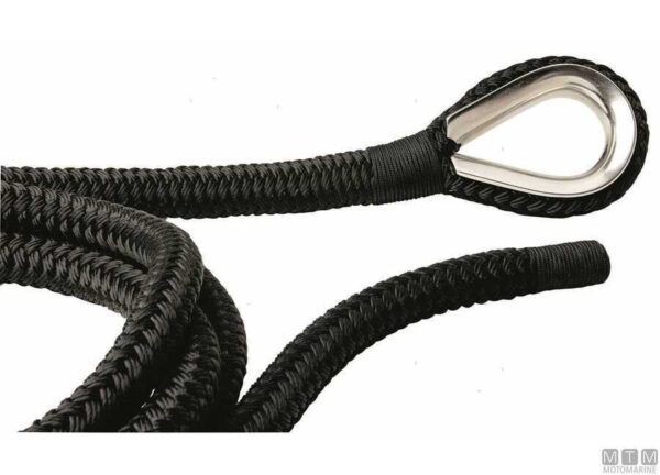 Pre-Spliced Lijn Zwart 24 mm x 20mt - Afbeelding 3