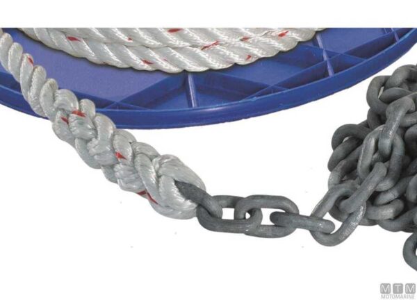 Kit Ankeren met 50mt Lijn 14mm en 7.5mt Ketting 8mm Din766 - Afbeelding 2