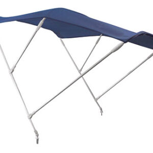 F3 Roestvrijstalen Bimini 3 Bogen blauw 200 x 180 H140cm