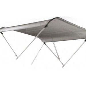 Bimini Tessilmare Wit 2 boogjes Aluminium 225 x 215 x H115cm