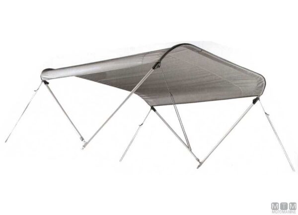 Bimini Tessilmare Wit 2 boogjes Aluminium 225 x 215 x H115cm