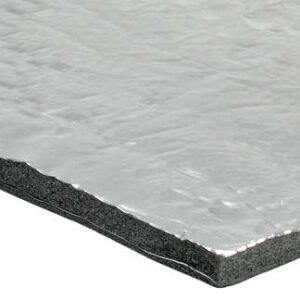 Geluids- en thermo-absorberende coating met loodinzet 14mm 100 x 300cm