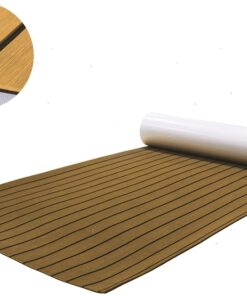 Deck vloer kleur teak 100 x 200 cm