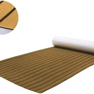 Deck vloer kleur teak 100 x 200 cm