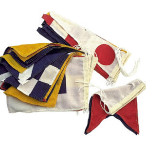 Internationale codevlaggen 40 polyester signaalvlaggen 20x30cm