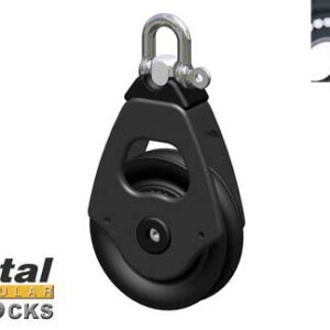 Katrol Antal enkel 50mm voor lijnen tot 10mm