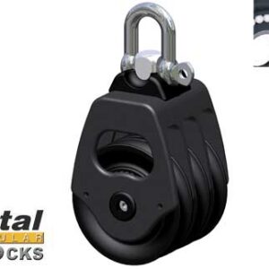 Drievoudige Katrol Antal 60mm met Cam voor 12mm lijn