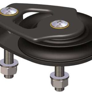 Horizontale Katrol Antal enkel 70mm tot 12mm lijnen