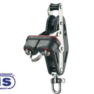Sprenger Fiddle Katrol met Cam kikker en Becket 36mm voor lijnen tot 10mm