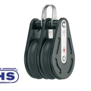 Dubbele Katrol Sprenger 50mm voor lijnen tot 12mm