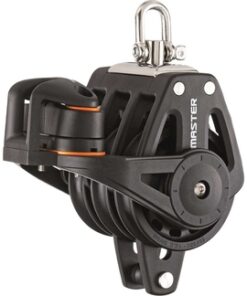 Master Katrol Drievoudig met Becket & Cam kikker 50mm voor lijnen tot 10mm