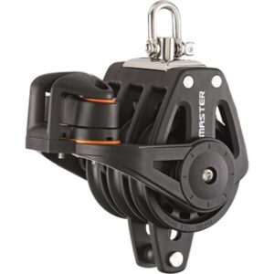 Master Katrol Drievoudig met Becket & Cam kikker 50mm voor lijnen tot 10mm