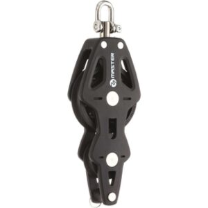 Katrol Fiddle met Becket Master 60mm voor lijnen tot 12mm