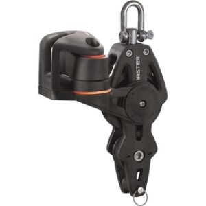 Katrol Master Fiddle met Becket & Cam kikker 50mm voor lijnen tot 10mm