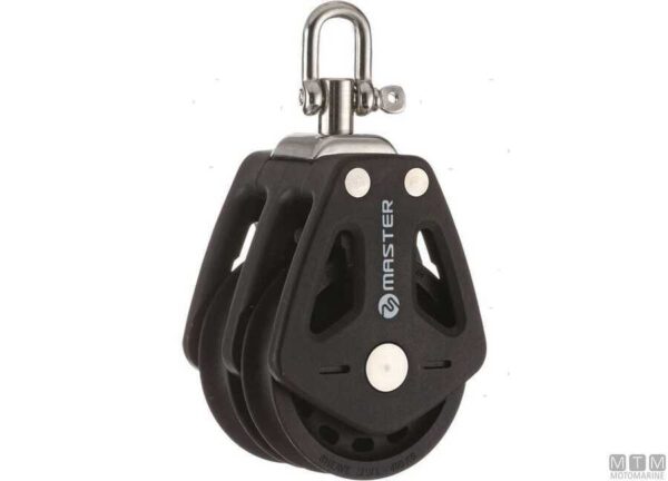 Katrol Dubbel Master 50mm voor lijnen tot 10mm