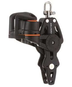 Katrol Master Fiddle Cam kikker & Becket 60mm voor lijnen tot 12mm