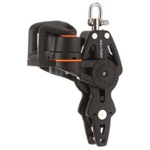 Katrol Master Fiddle Cam kikker & Becket 60mm voor lijnen tot 12mm