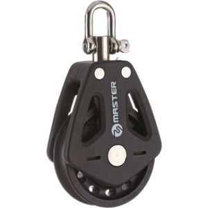 Katrol Master Enkel 90mm voor lijnen tot 14mm
