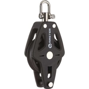 Katrol Master Enkel met Becket 90mm voor lijnen tot 14mm