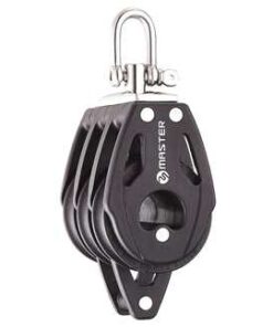 Katrol Drievoudig met Becket Master Windrider 29mm voor lijnen tot 8mm