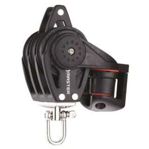 Katrol Master Drievoudig met Becket & Cam kikker 40mm voor 8mm lijnen