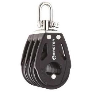 Drievoudige Katrol Master Windrider 57mm voor lijnen tot 10mm