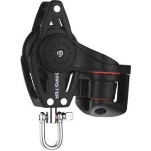 Katrol Master Windrider Enkele met Becket & Cam kikker 57mm voor lijnen tot 10mm