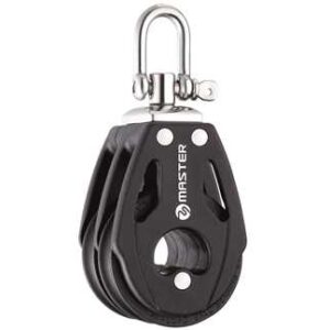 Katrol Master Windrider Dubbel 57mm voor lijnen tot 10mm