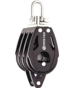 Katrol Master Windrider Drievoudig met Becket 75mm voor lijnen tot 14mm