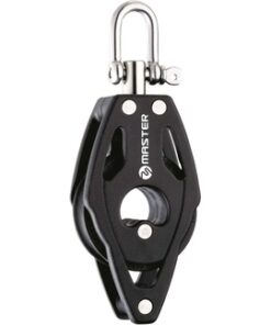 Katrol Master Windrider Enkele met Becket 75mm voor lijnen tot 14mm