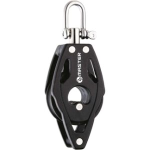 Katrol Master Windrider Enkele met Becket 75mm voor lijnen tot 14mm