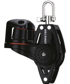 Katrol Master Windrider Enkele met Becket & Cam kikker 75mm voor lijnen tot 12mm