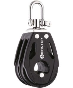 Katrol Master Windrider Dubbel 75mm voor lijnen tot 14mm