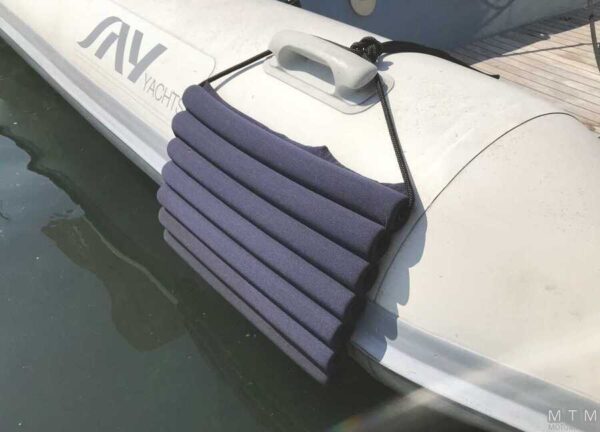 Opvouwbare vlakke fender blauw/zwart dim 500 x 320 x 40 mm - Afbeelding 4