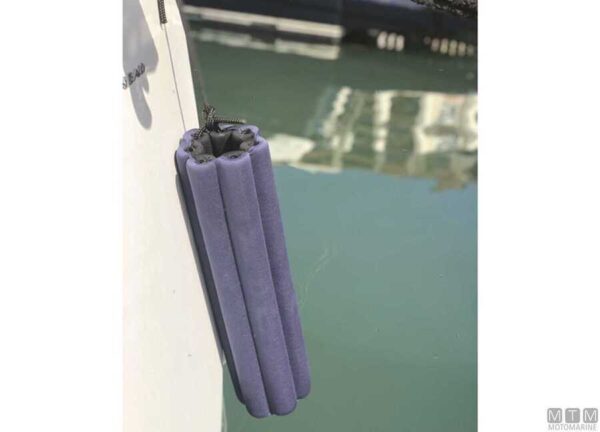 Opvouwbare vlakke fender blauw/zwart dim 500 x 320 x 40 mm - Afbeelding 2