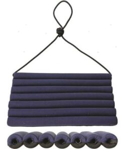 Opvouwbare vlakke fender blauw/zwart dim 500 x 320 x 40 mm