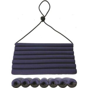 Opvouwbare vlakke fender blauw/zwart dim 500 x 320 x 40 mm