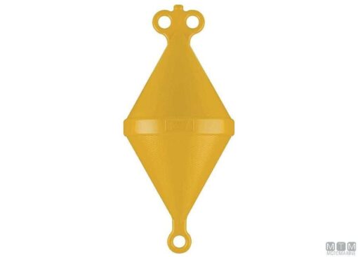 Dubbele Kegel Mooring Boei Wit 1030x500mm - Afbeelding 2