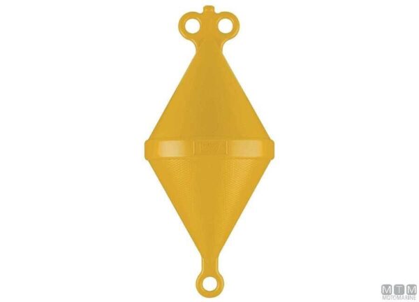 Dubbele Kegel Mooring Boei Wit 1030x500mm - Afbeelding 2