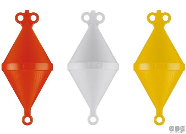 Dubbele Kegel Mooring Boei Wit 1030x500mm