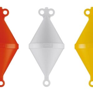 Dubbele Kegel Mooring Boei Rood 1030x500mm