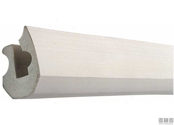 Fenderprofiel Eco2 H25 wit 12m